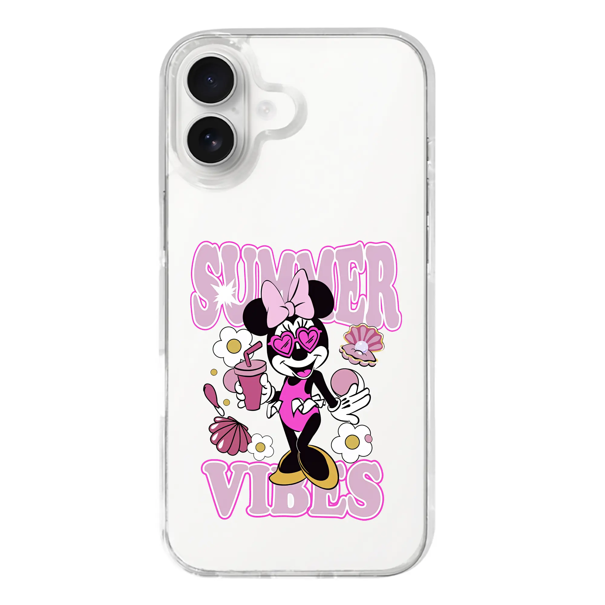 ミッキーマウス（Mickey Mouse） グッズ ミニーマウス（Minnie Mouse） - iPhone 17シリーズ 透明スマホケース – 薄型・耐衝撃・精密フィット保護カバー